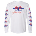 Santa Monica Airlines (SMA) JACK WATERMAN WHITE Long Sleeve T-Shirts