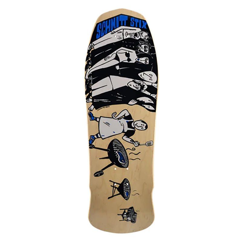 Schmitt Stix 10.125" x 30.625" Joe Lopes BBQ NATURAL Skateboard Deck
