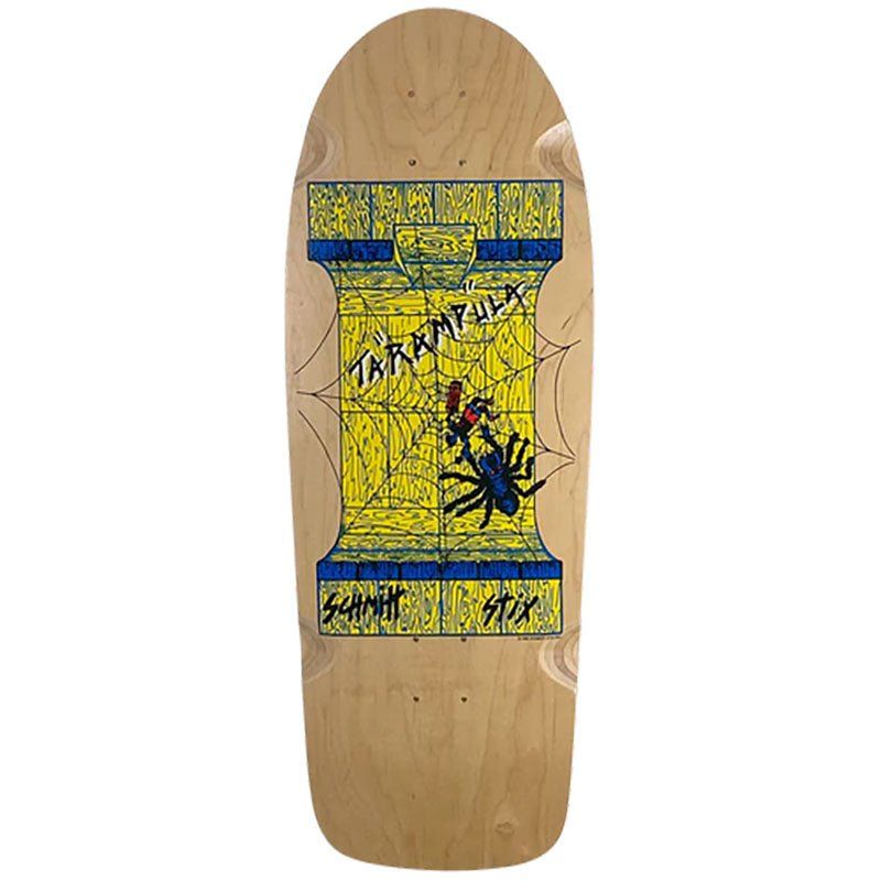 Schmitt Stix 10" x 29.5" Tarampula Re-issue NATURAL Skateboard Deck