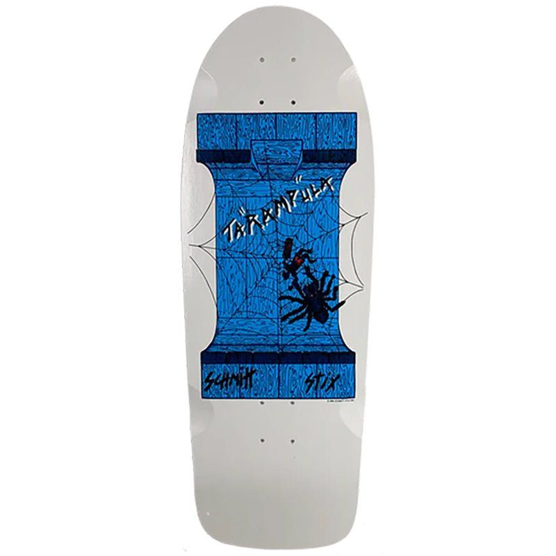 Schmitt Stix 10" x 29.5" Tarampula Re-issue WHITE DIP Skateboard Deck