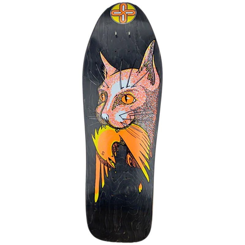 Schmitt Stix 10"x 31.875" Chris Miller III Bird In Mouth BLACK STAIN Skateboard Deck