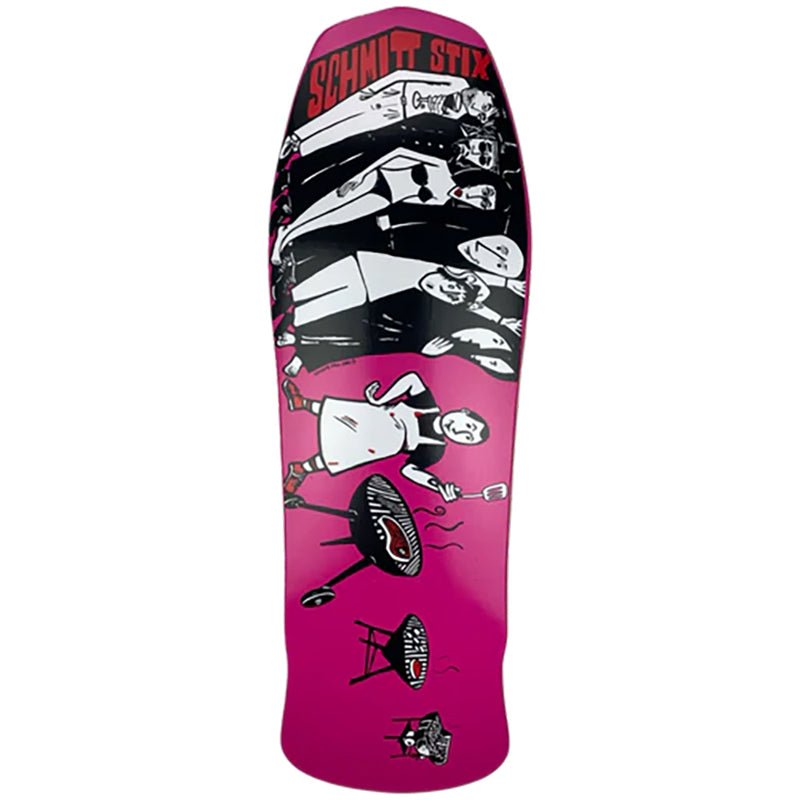 Schmitt Stix 10.125" x 30.625" Joe Lopes BBQ LOVE Limited color way Skateboard Deck