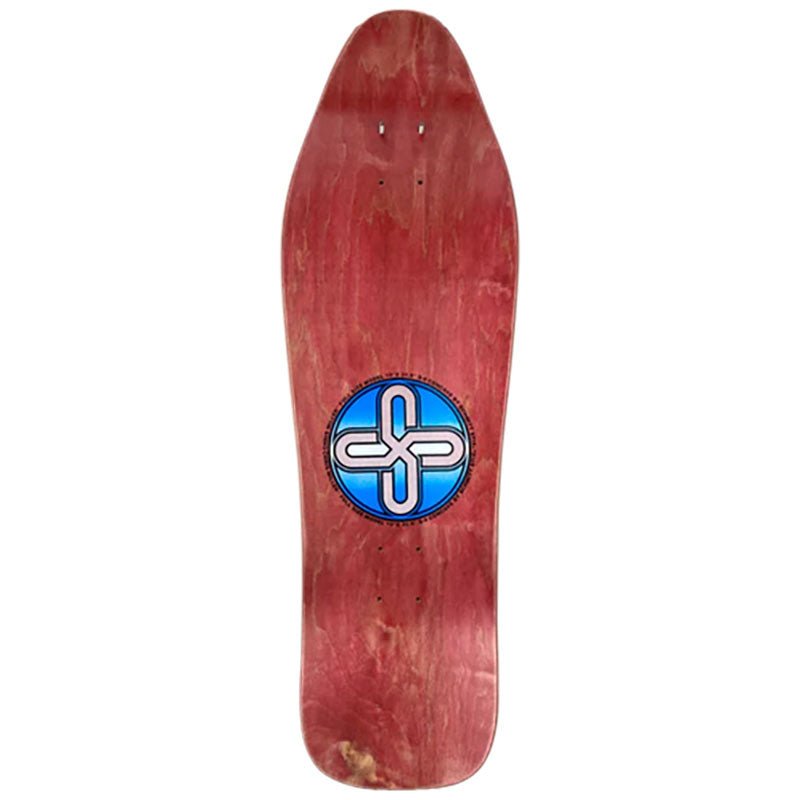 Schmitt Stix 10"x 31.875" Chris Miller III Bird In Mouth RED STAIN Skateboard Deck