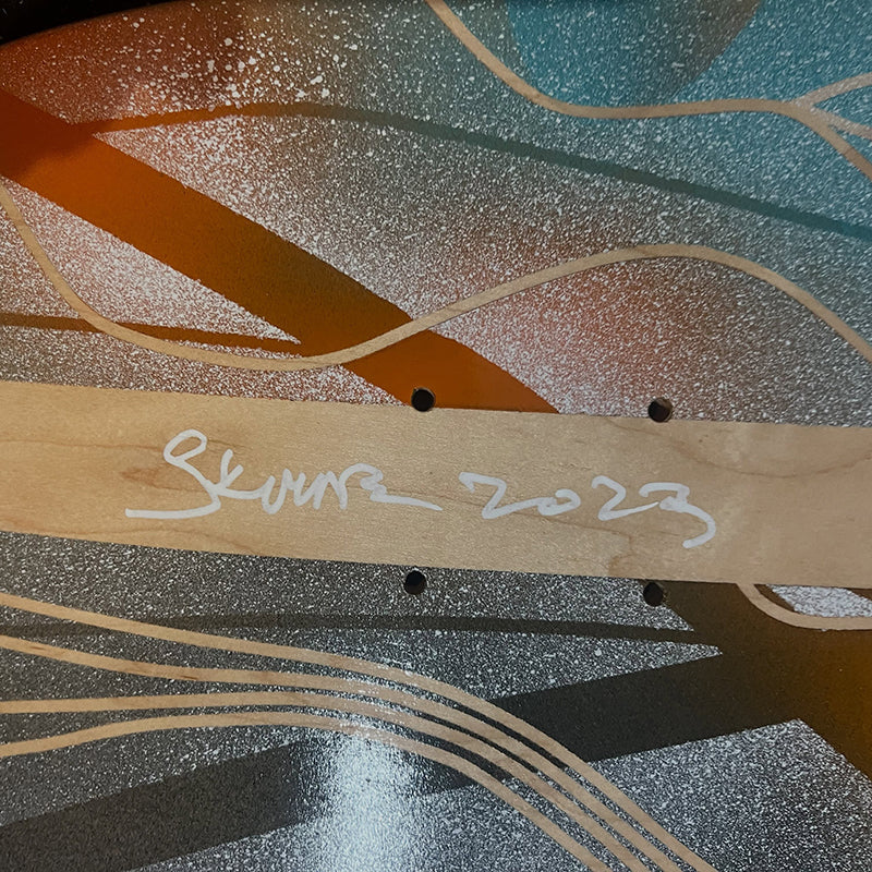 Santa Monica Airlines (SMA) Hand Painted and Singed by Skip Engblom 1 of 1 Skateboard Deck