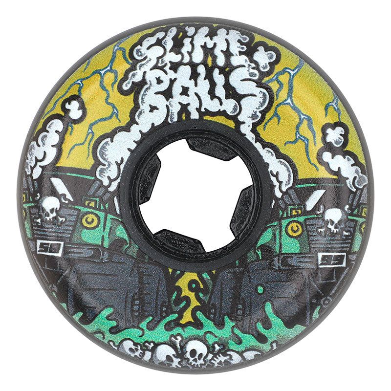 Slime Balls 58mm 99a Accelerator Vomit Mini Black Skateboard Wheels 4pk
