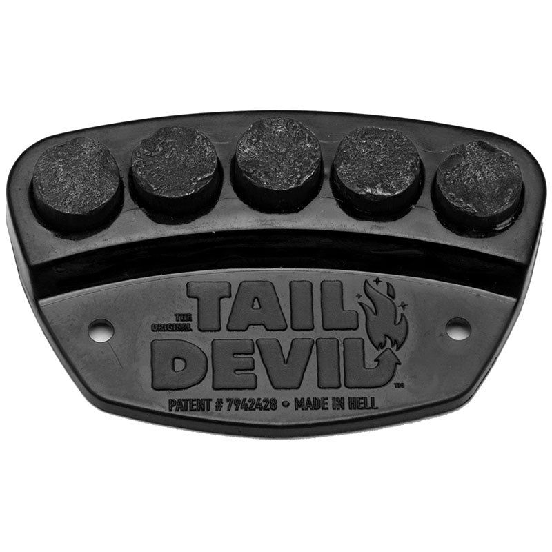 Tail Devil Black Skateboard Spark Plate