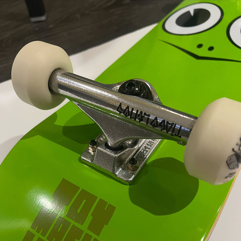 Toy Machine 7.75"  TURTLE FACE GREEN Complete Skateboard