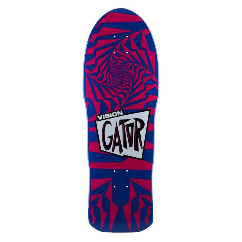 Vision 10.25" x 29.75" Gator II Blue/Pink Skateboard Deck