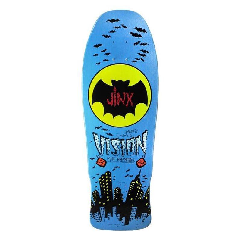 Vision 10"x 30.25" Jinx Mini Pro Model Modern Concave (BLUE DIP) Skateboard Deck