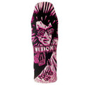 Vision 10"x 30" Original Psycho Stick Woodcut Art by Sean Starwars White/Pink Dip Skateboard Deck