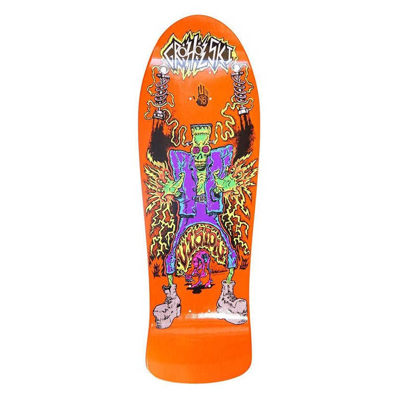 Vision 10.25" x 31.25" Groholski Frankenstein ORANGE DIP Skateboard Deck