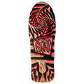 Vision 10.25"x 29.75"Gator II Woodcut Art by Sean Starwars Natural/Red Stain Skateboard Deck