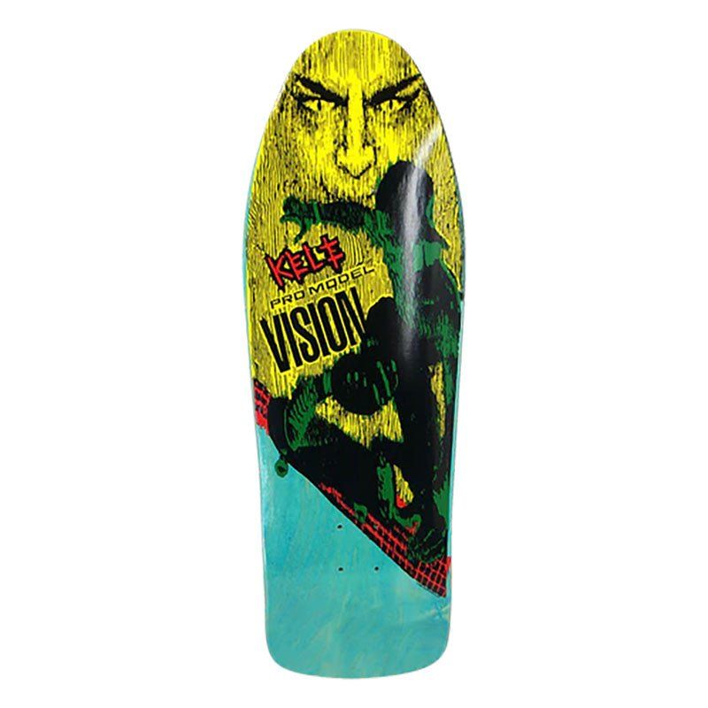 Vision 9.75" x 30-7/8" Kele Rosecran TURQ Stain Skateboard Deck