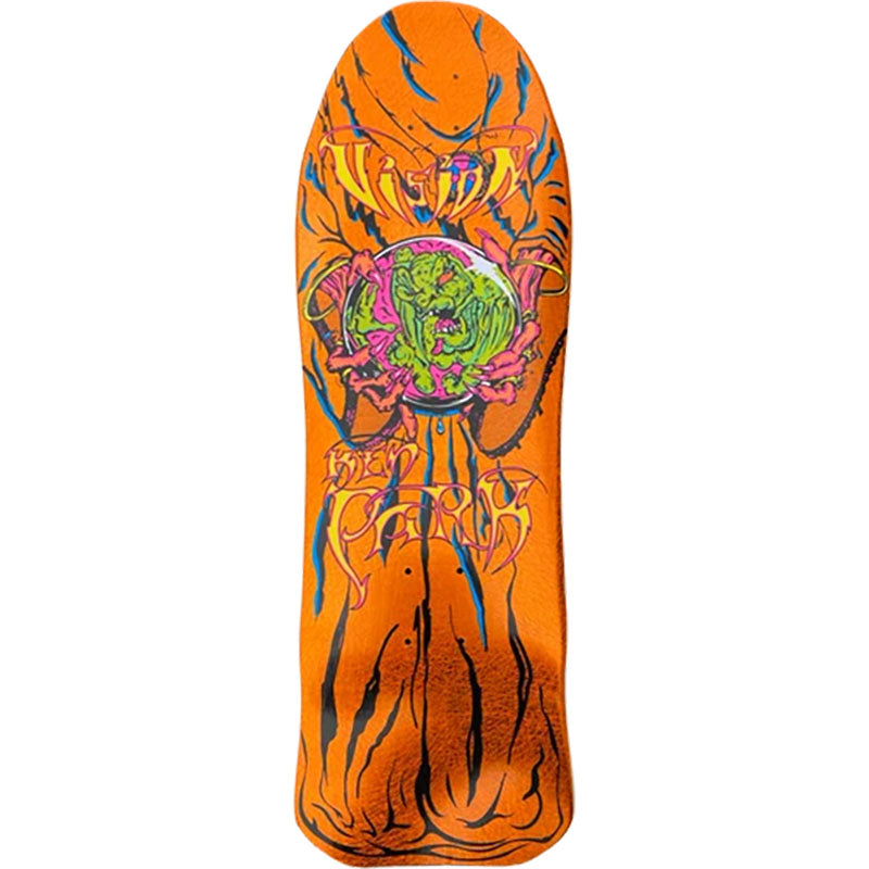 Vision 9.75"x 30" Ken Park Crystal Ball Limited Orange Scratch Foil Skateboard Deck