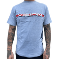 Vision Streetwear- OG Rough Tech Men's GRAY T-Shirt