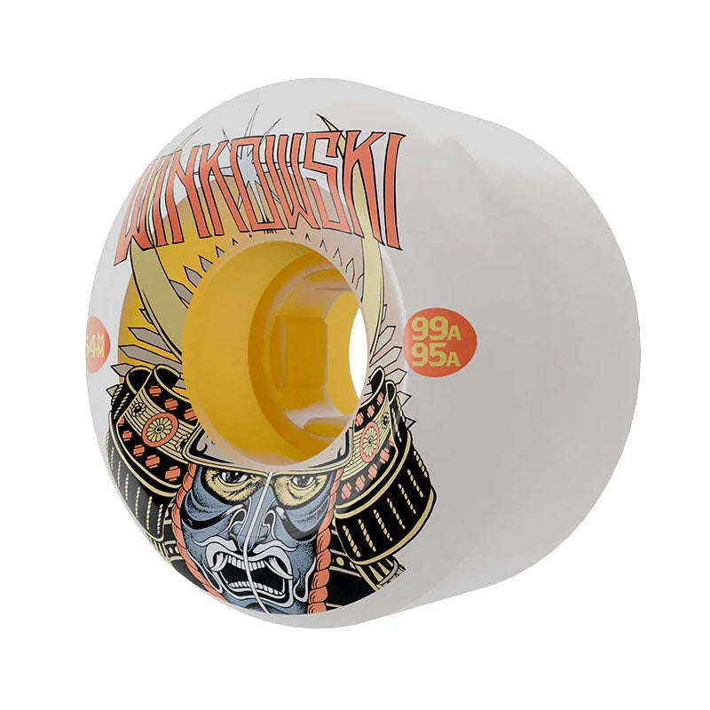 OJ 54mm 99a/95a Erick Winkowski Samurai Double Duro White ChubbiesSkateboard Wheels 4pk