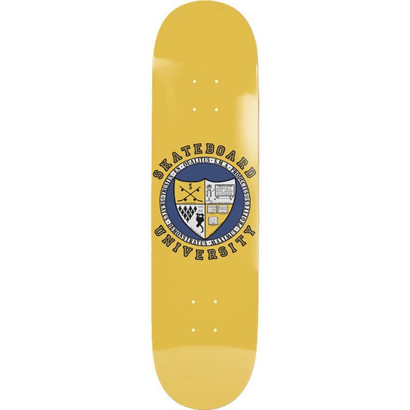 World Industries 8.25" UNIVERSITY YEL EX7 Skateboard Deck