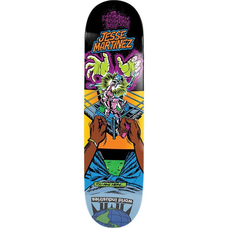 World Industries Jesse Martinez Rock'em Sock'em Popsicle Skateboard Decks